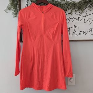 Athleta Fitness Pacifica Cover Up Orange Medium